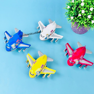 Sky Explorers: Airplane Design Pull-Back Toy for Kids (1 pc)