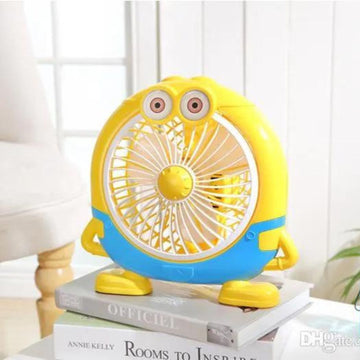 Cute Electric Minion Portable Desk Fan