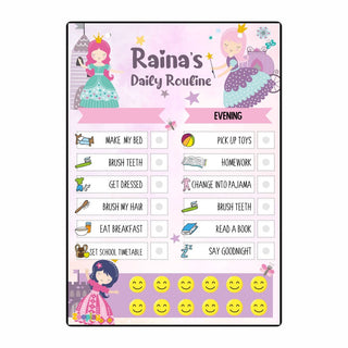 Daily Reward Chart Personalised Princess Palace (PREPAID ONLY) (Dispatch in 5-6 Days)