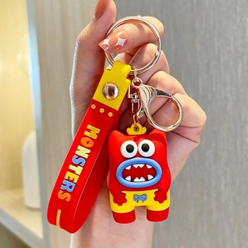 Premium Quality 3D Cute Monster Keychains: Adorable Accessories for Kids