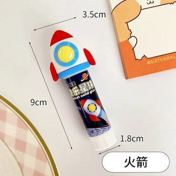 Space Rocket Theme Glue Stick for Kids