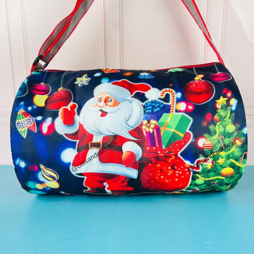 Christmas-Theme Duffle Bag for Kids