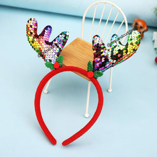 christmas rein deer hair band