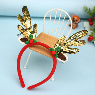christmas rein deer hair band