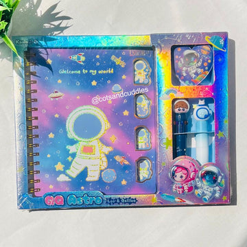 Cute Unicorn / Space Stationery Set for Kids