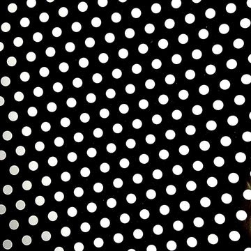 White Dot in Black Theme Printed Gift Wrapping Paper (Pack of 10)