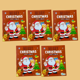Cots and Cuddles Christmas Theme Colouring Book for Kids (Pack of 5)