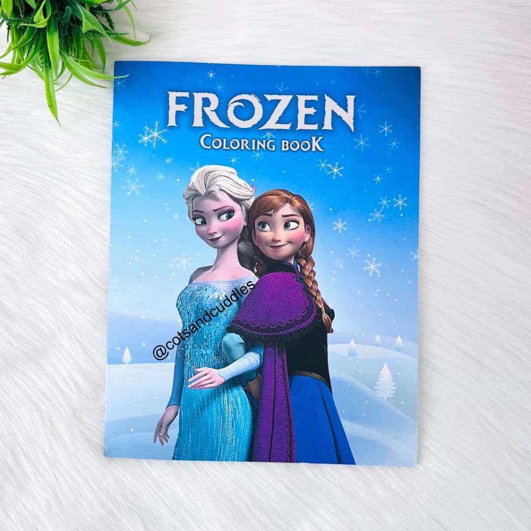 frozen colouring book