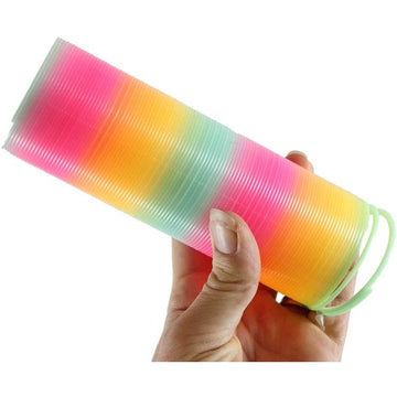 The Rainbow Spring Delight: 15cm of Colorful Fun for Kids