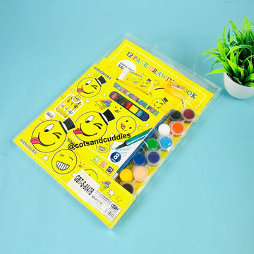 12 Page Drawing Book with Stationery Set for Kids