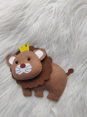 Cute and Cuddly Felt Lion: Soft Plush Toys for Toddlers Kids (PREPAID ORDER)