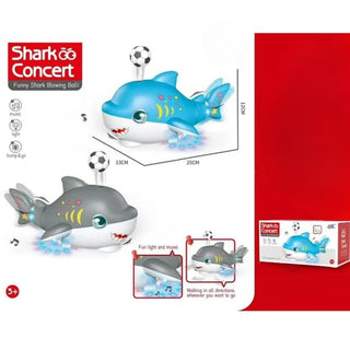 Shark Concert Funny Blowing Ball Toy for Kids (Random Color)