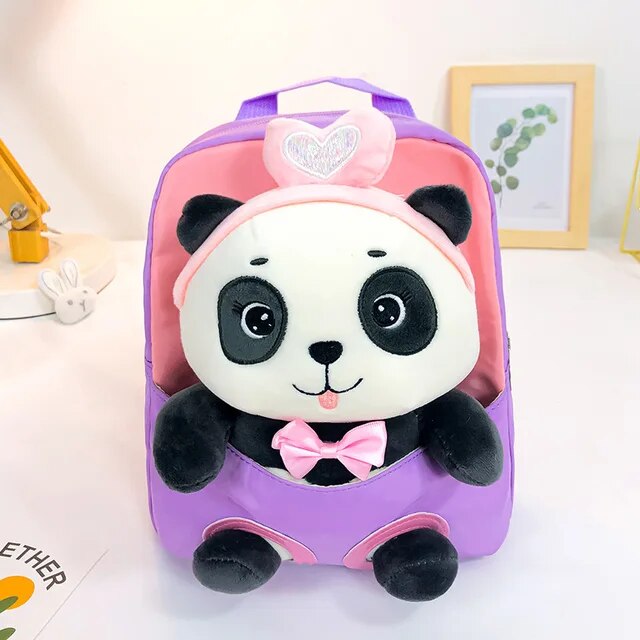 Panda Soft Plush Backpack