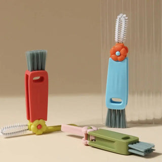 3-in-1 Cleaning Brush: Effortlessly Clean and Maintain Your Cups with Versatility and Ease -(Pack of 3)