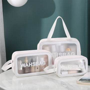 Multipurpose 3-Size Washbags for Complete Organizational Solution