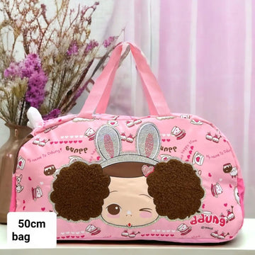 Cute Girl Design Mini Duffle Bag