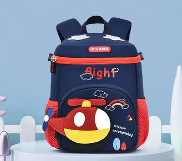 Helicopter Design Backpack for Kindergarten kids