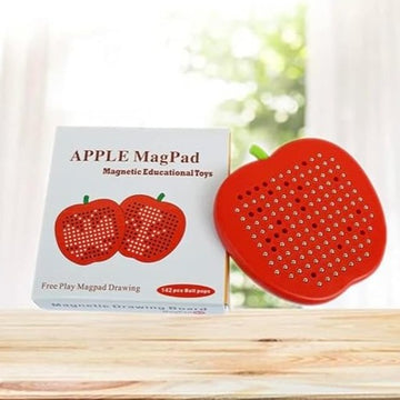 Apple Shaped Magnetic Pad Erasable Reusable Writing Playboard for Kids