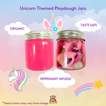 Unicorn Playdough Curiosity Jar