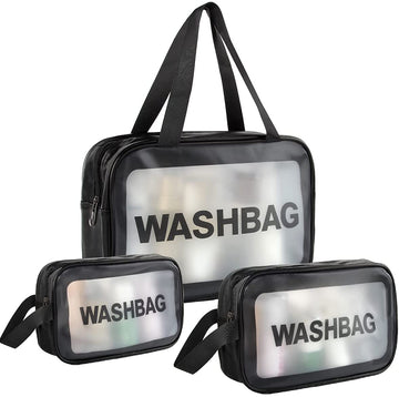 Multipurpose 3-Size Washbags for Complete Organizational Solution
