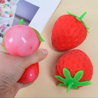 Strawberry Squishy Toy: Cute and Squeezable Fun for Kids (1pc)
