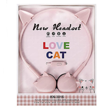 Cat/Rabbit Design Wired Small Headphones for Clear and Crisp Audio Experience with 3.5mm Jack