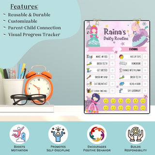 Daily Reward Chart Personalised Princess Palace (PREPAID ONLY) (Dispatch in 5-6 Days)