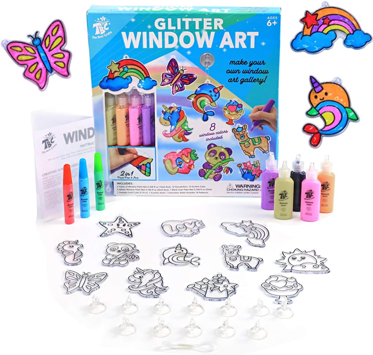 Glitter Window Art for Kids: Sparkling Creativity and Mess-Free Fun
