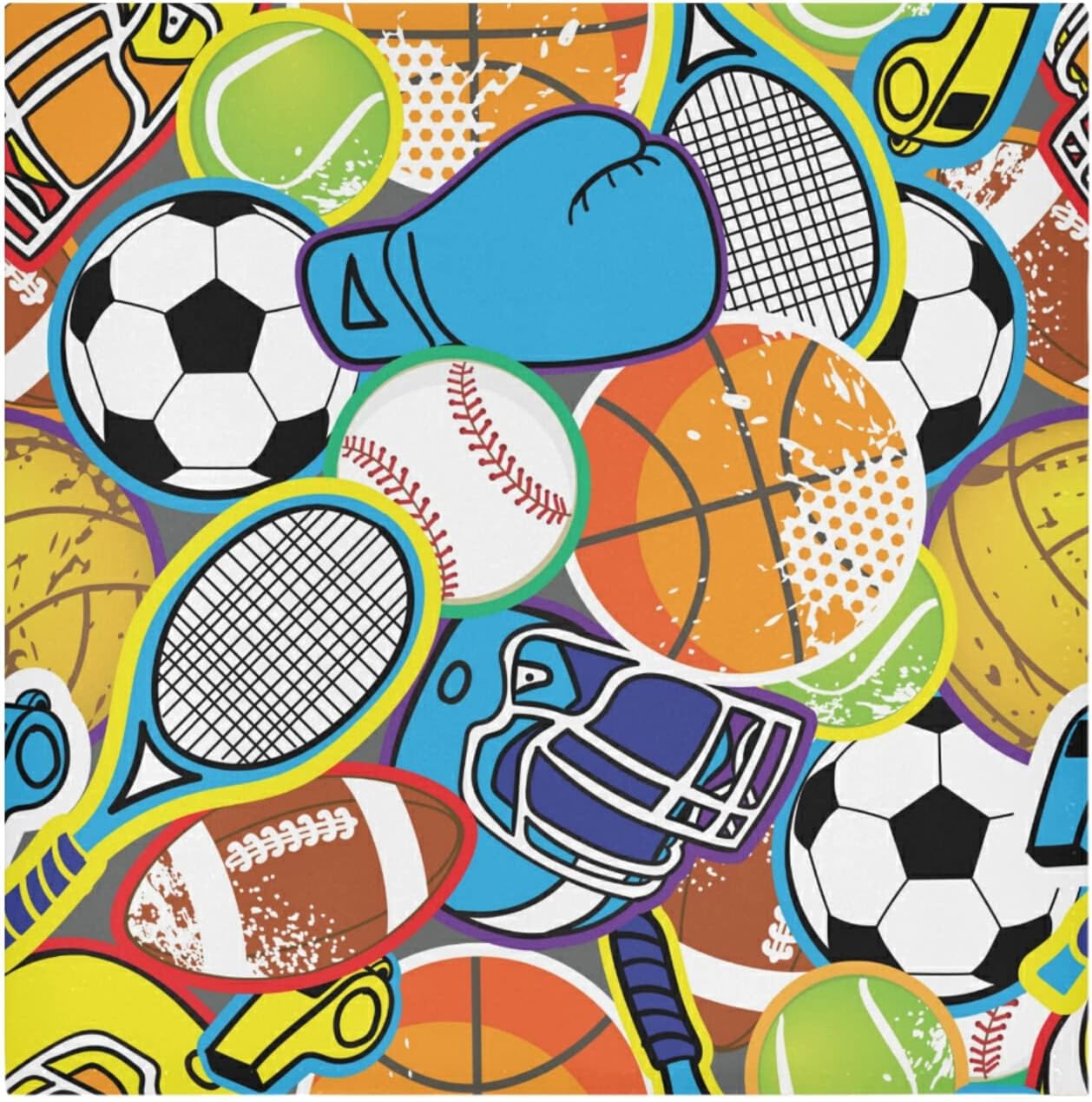 Sports shop wrapping paper