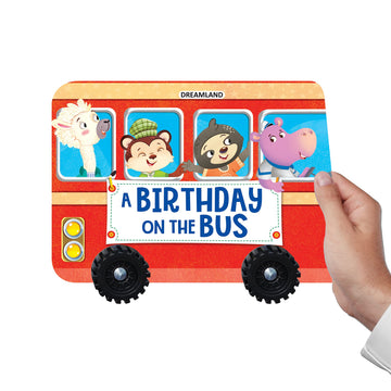 A Birthday on the Bus - A Shaped Picture Board book with Wheels