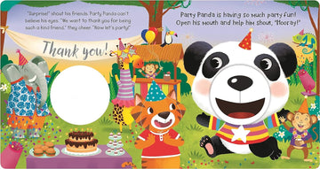 Party Panda Hand Puppet Board book