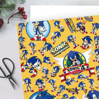 Beautiful Sonic Theme printed Gift Wrap- Set of 10