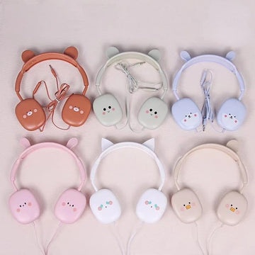 Animal Design Wired Headphones for Clear and Crisp Audio Experience with 3.5mm Jack