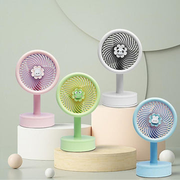 90 Degree Rotatable USB Rechargeable Portable Hand Fan