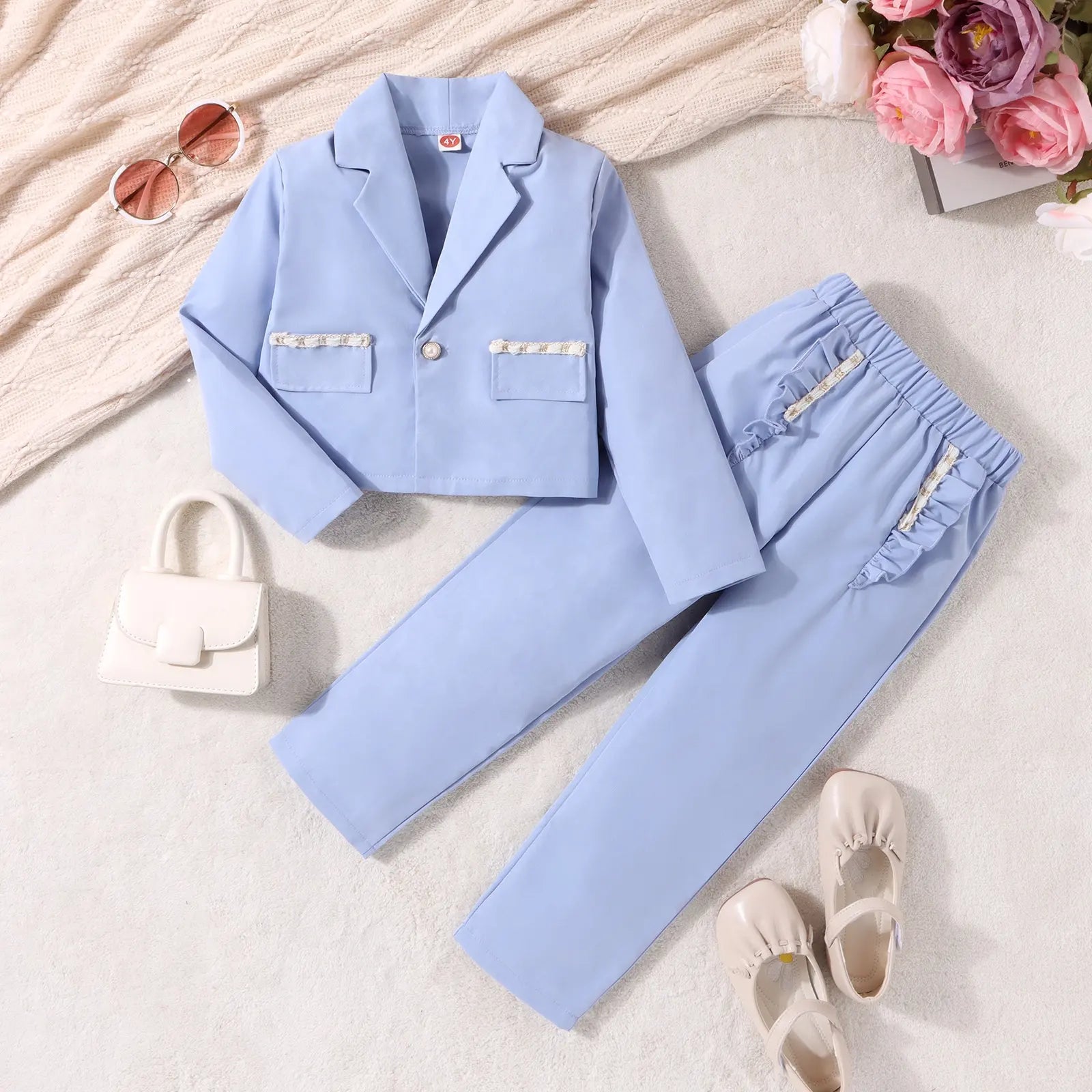 Coat sales pant flower