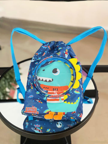 Cartoon Theme Swimming Bag with Wet & Dry Clothes Separation for Kids