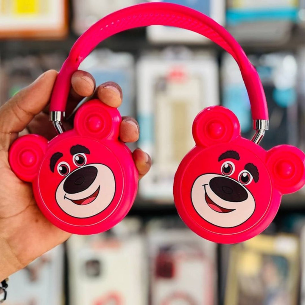 Lotso Bear Design Wireless Headphones for Kids Cots and Cuddles