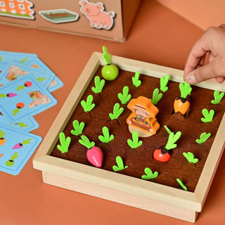 Cots and Cuddles Wooden Harvest Farm Memory Game
