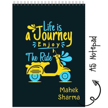Personalized Notepad - Enjoy The Ride - (PREPAID ORDER)