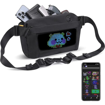 Premium Bluetooth Crossbody Waist Bag with LED Display - Stay Connected, Stay Trendy (PREPAID ONLY)
