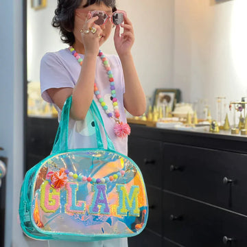 Medium Holographic Multipurpose Hand Bag for Every Occasion (Green)