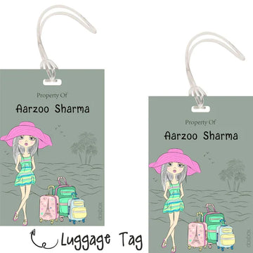 Luggage Tags - Holiday Fun- Pack of 2 Tags - PREPAID ONLY