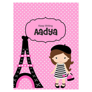 Personalized Writing Practice Book - Paris Shopping (PREPAID ONLY)