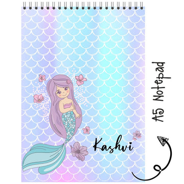 Personalised Notepad - Mermaid - (PREPAID ORDER)