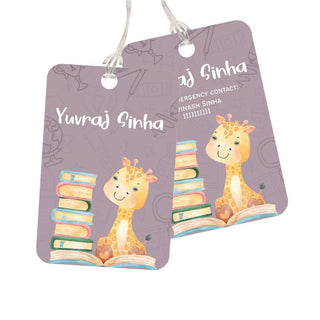 Bag Tag - Reading Safari - Pack of 2 Tags - PREPAID ONLY (Dispatch in 5-6 Days)