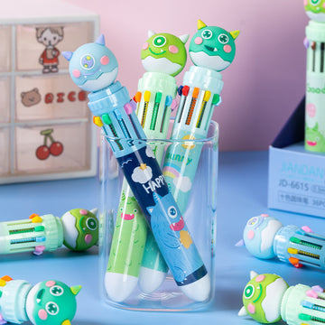 Monster Face Topper Multicolor Pen: A Fun and Vibrant Writing Companion for Kids
