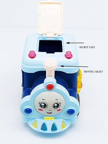 Friction-Powered Cartoon Train Toy for Kids