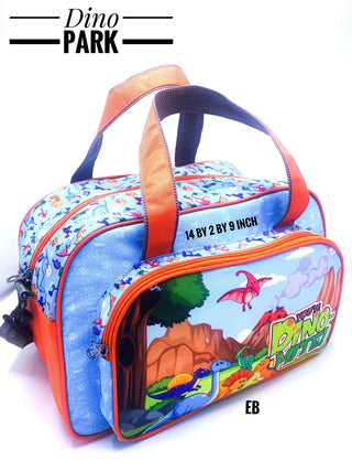Duffle Bag with a Front Pocket (Dino)