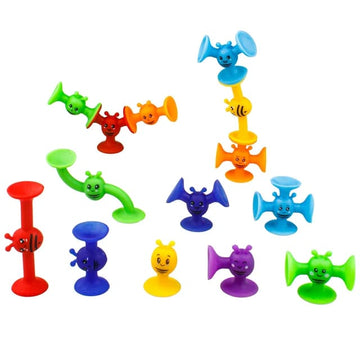13/38 pcs Popper Pop Suction Fidget Toy for Kids (Random Design)
