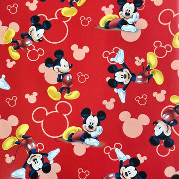 Mickey Mouse Theme Printed Gift Wrapping Paper (Pack of 10)